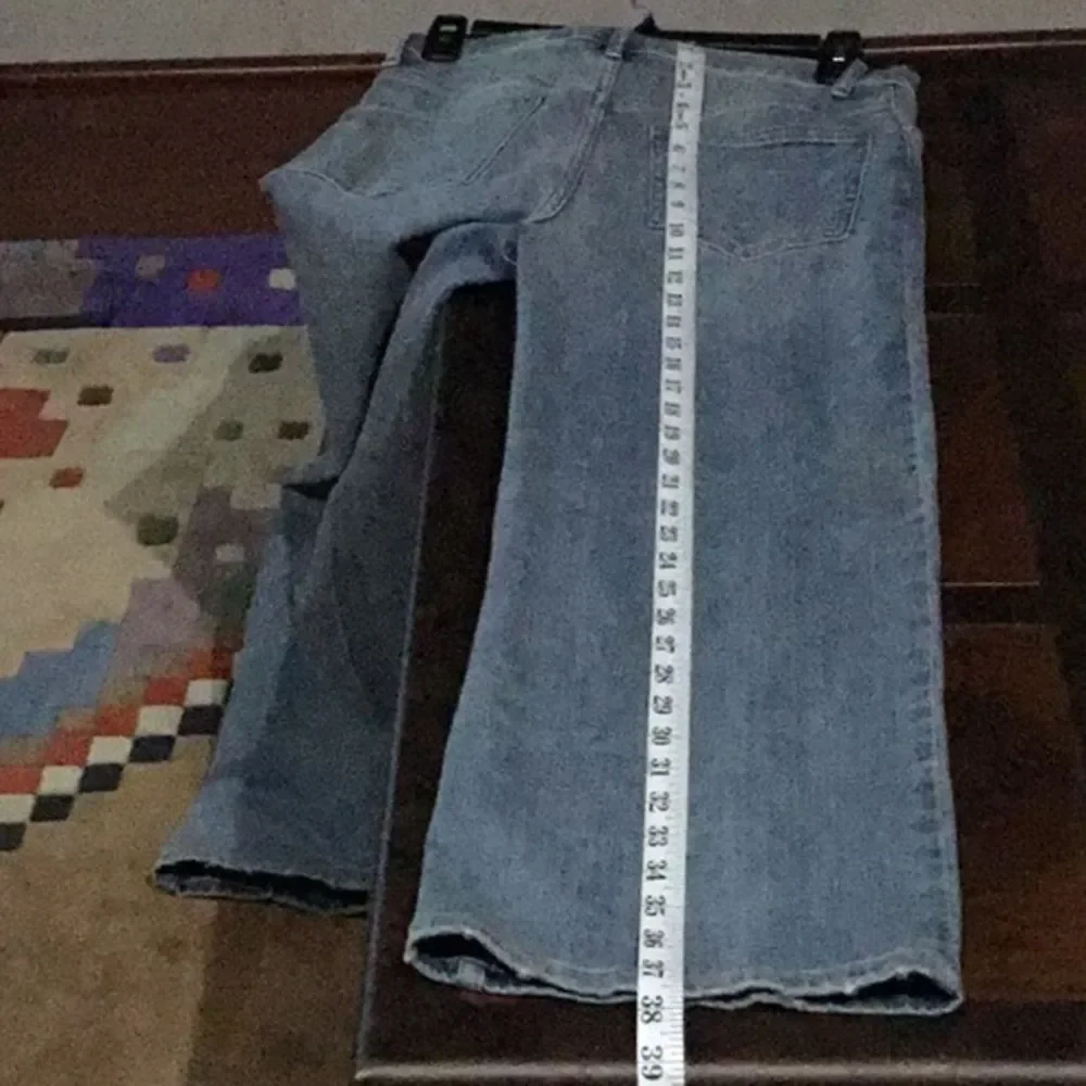 Free People Wales Wide Leg SZ 27 Button Fly - Picture 6 of 9